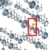 Игольчатый подшипник без внутреннего кольца VAG 02M311093B