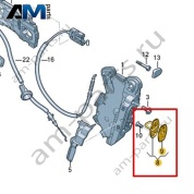 Скоба замка Volkswagen id3 2020-2024 10A837767