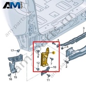 Направляющий профиль Volkswagen id-Buzz 2023-2024 1T3807453B