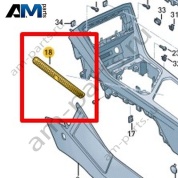 Вкладыш вещевого отделения Volkswagen Taos 2021-2023 2GL863135