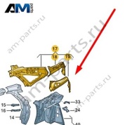 Боковина (внутренняя часть) Audi A8 (D5) 2018-2024 4N0809042K