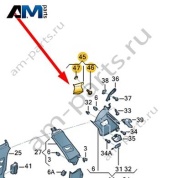 Деформирующийся элемент Audi Q7 (4M) 2016-2024 4M0880695