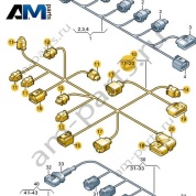 Жгут проводов для форсунок VAG 07L971627AC