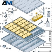 Модуль ячеек АКБ VAG 11G915599J