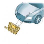 Оригинальная решетка радиатора Audi A8 (D4) 4H0853651E1RR