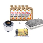 Комплект фильтров для ТО-1_3 Audi A4 (B8) рестайлинг 2.0TDI с маслом Shell 0W30