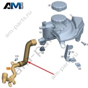 Шланг на Бачок системы охлаждения Mercedes W223 AMG S63 (M177) A1772034900