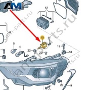 Двигатель корректора фар Audi A6 (C8) 2019-2024 4K0941293