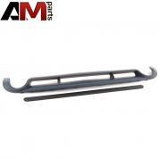 Спойлер заднего бампера под концевик трубы слева и справа Ауди А4 (В7) 8EC071611A9AX