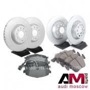 Передние/задние диски и колодки Ауди А3 (8V) 1.8-2.0TSI