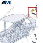 Часть стойки С Volkswagen id3 2020-2024 10A864634A