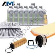 Оригинальный набор ТО-2 для Mercedes S400d с маслом 5W30 МB 229.52