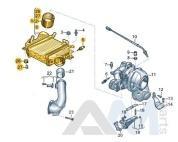 Интеркулер 059145803AA Volkswagen Touareg III (2018-2023) 2.0TFSI