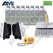 Комплект фильтров MANN с маслом 5W30 229.52 для ТО-1 Mercedes S350