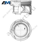 Поршень с кольцами (KOLBENSCHMIDT) 40862600  MB GLC250 X253 M274 E20