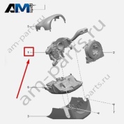 Блок подрулевых переключателей Porsche Macan (2014-2018) 95B953502A