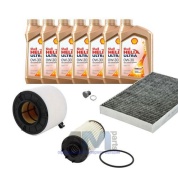 Комплект фильтров для ТО-1/3 Audi A5 (8T) 3.0TFSI с маслом Shell 0W30