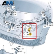 Упорная пластина Volkswagen id-Buzz 2023-2024 1T3823465