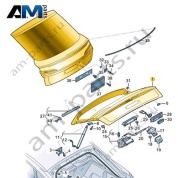 Крышка багажного отсека Audi Q8 e-tron 2024-2024/Audi e-tron 2019-2023 4K4827025B