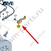 Держатель жгута проводов Audi Q7 (4M) 2016-2024 4M0971846J