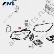 Фара левая A1179065900 на Mercedes CLA C117