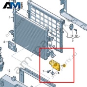 Держатель Volkswagen id-Buzz 2023-2024 1N3121367D