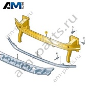 Кронштейн бампера Volkswagen Taigo 2022-2024 2G7807109A