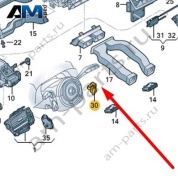 Датчик температуры Audi A8 (D5) 2018-2024 4N0820541