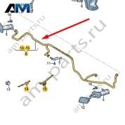 Шланг Audi Q7 (4M) 2016-2024 4M0955970C