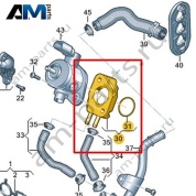Радиатор охлаждающей жидкости VAG 06L121251B