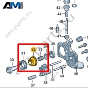Свободно вращающаяся шестерня VAG 0B7311755A
