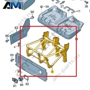 Каркас сиденья Volkswagen id-Buzz 2023-2024 1N3881106C