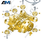 Главная передача заднего моста VAG 08E525010F