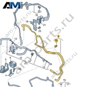 Вакуумный трубопровод VAG 057131386C