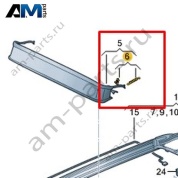 Набор мелких деталей Volkswagen T-Roc 2018-2024 2GA898671