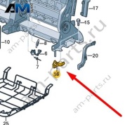 Крепежный элемент Audi Q7 (4M) 2016-2024 4M0885538