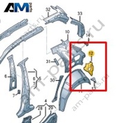 Усилитель канала уплотнителя Volkswagen Taigo 2022-2024 2G6813334
