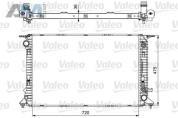 Радиатор охлаждения двигателя VALEO (735473) на Audi A4 (B7) 2005-2009 3.2 (256 л.с.)