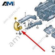 Воздуховод Audi Q7 (4M) 2016-2024 4M1819723