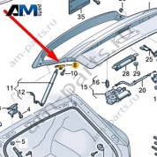 Держатель Audi Q8 e-tron 2024-2024/Audi e-tron 2019-2023 4KE827605