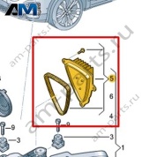 Светодиодный фонарь Volkswagen T-Roc 2018-2024 2GA941479
