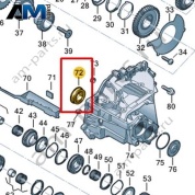 Радиальный шарикоподшипник VAG 0DW311235A