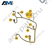 Жгут проводов для обивки двери Volkswagen T-Roc 2018-2024 2GB971153C