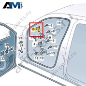 Половина петли двери (верхняя часть) Volkswagen id4/id5 2021-2024 11A831408A