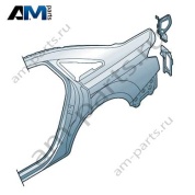 Крыло заднее левое Ауди А8 D5 4N0809837L