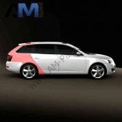 Крыло заднее правое Skoda Octavia A7 Combi 5E9809606A