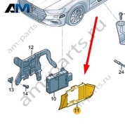 Защитный экран для блока управления Audi A7 (4K) 2019-2024 4K8907689