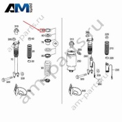 Проставка пружины задней подвески верх Mercedes GLE-Coupe 2015-2019 A1663240584