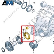 Манжетное уплотнение VAG 0DG525596
