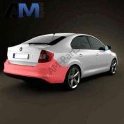 Облицовка бампера для Skoda Rapid 60U807421B